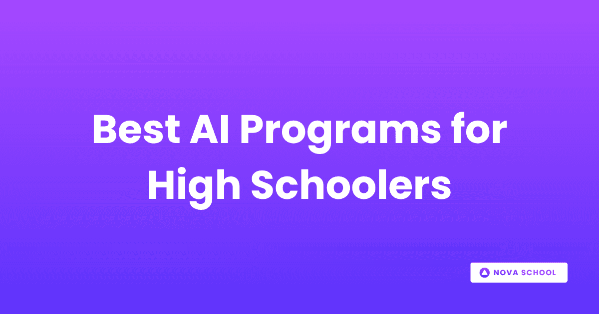Best AI Programs for High School Students in 2026