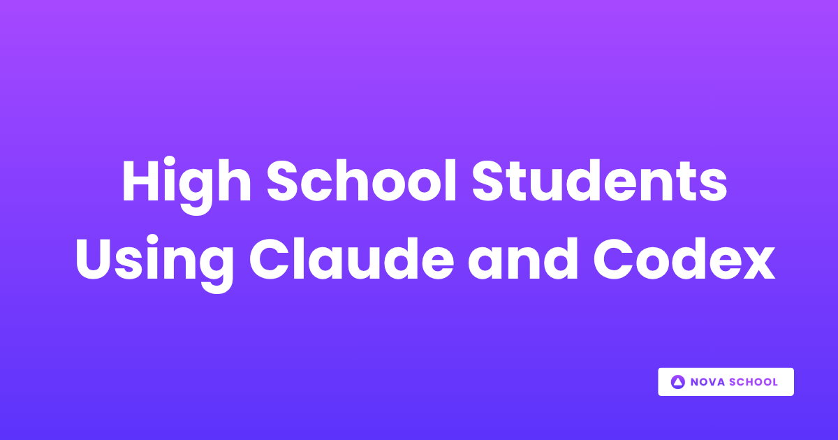 How High School Students Are Using Claude and Codex to Build Apps ...